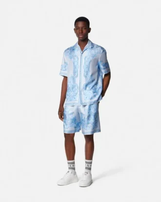 Architectural Baroque Silk Shirt