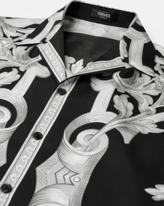 Architectural Baroque Silk Shirt