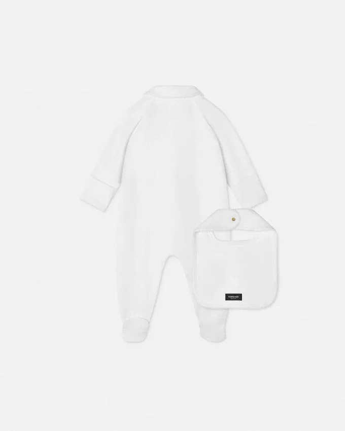 Baby Embroidered Cotton-Jersey Sleepsuit Set Baby Embroidered Cotton-Jersey Sleepsuit Set