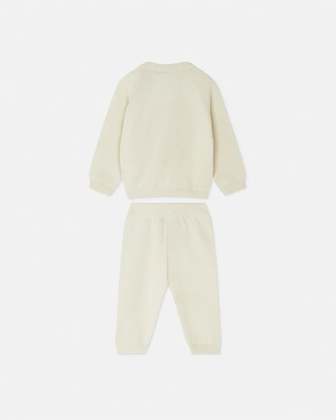 Baby Embroidered Cotton Knit Sweater Set Baby Embroidered Cotton Knit Sweater Set