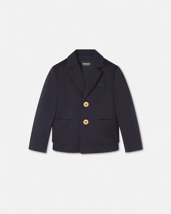 Baby Embroidered Satin Gabardine Jacket Baby Embroidered Satin Gabardine Jacket