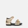 Baby Gianni Ribbon Metallic Sandals Baby Gianni Ribbon Metallic Sandals