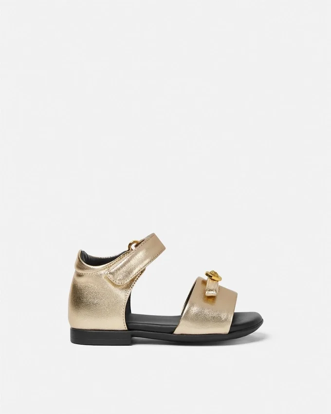 Baby Gianni Ribbon Metallic Sandals Baby Gianni Ribbon Metallic Sandals