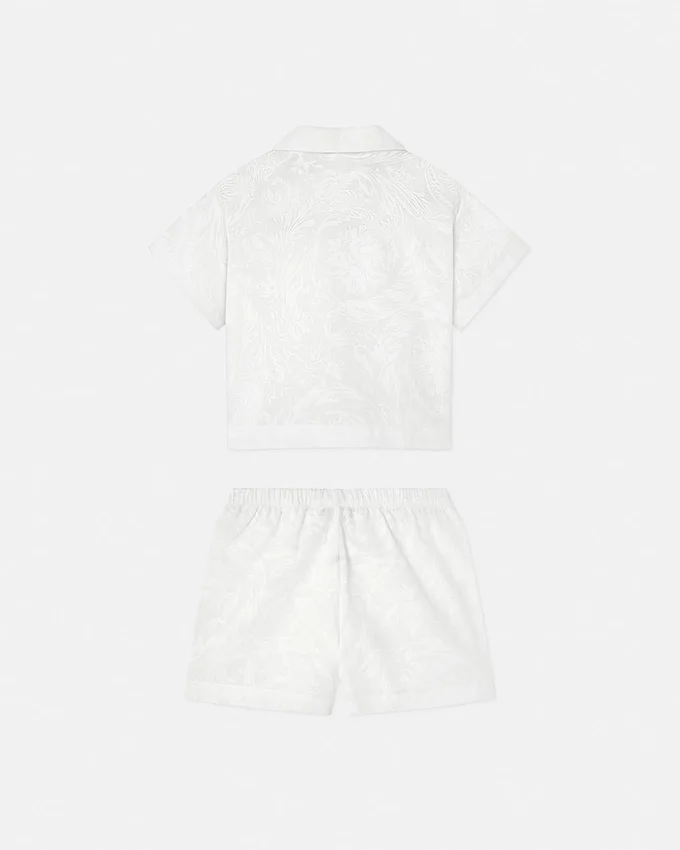 Baby Jacquard Cotton-Poplin Shirt Set Baby Jacquard Cotton-Poplin Shirt Set