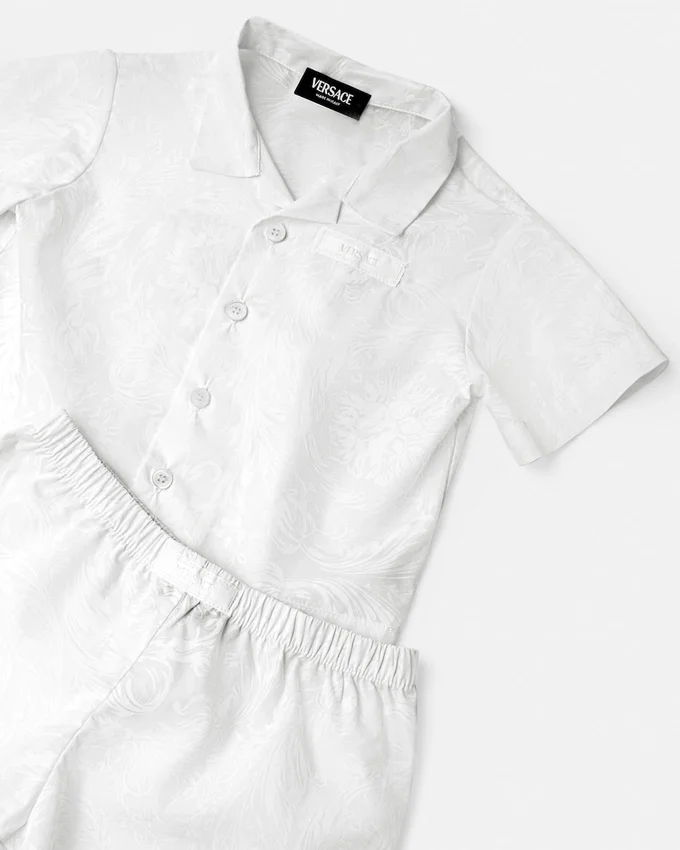 Baby Jacquard Cotton-Poplin Shirt Set Baby Jacquard Cotton-Poplin Shirt Set