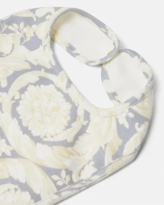 Baby Printed Cotton-Jersey Bib