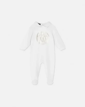 Baby Printed Cotton-Jersey Sleepsuit