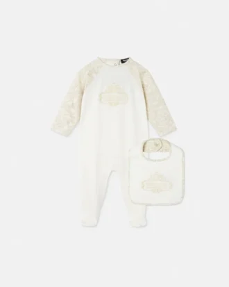 Baby Printed Cotton-Jersey Sleepsuit