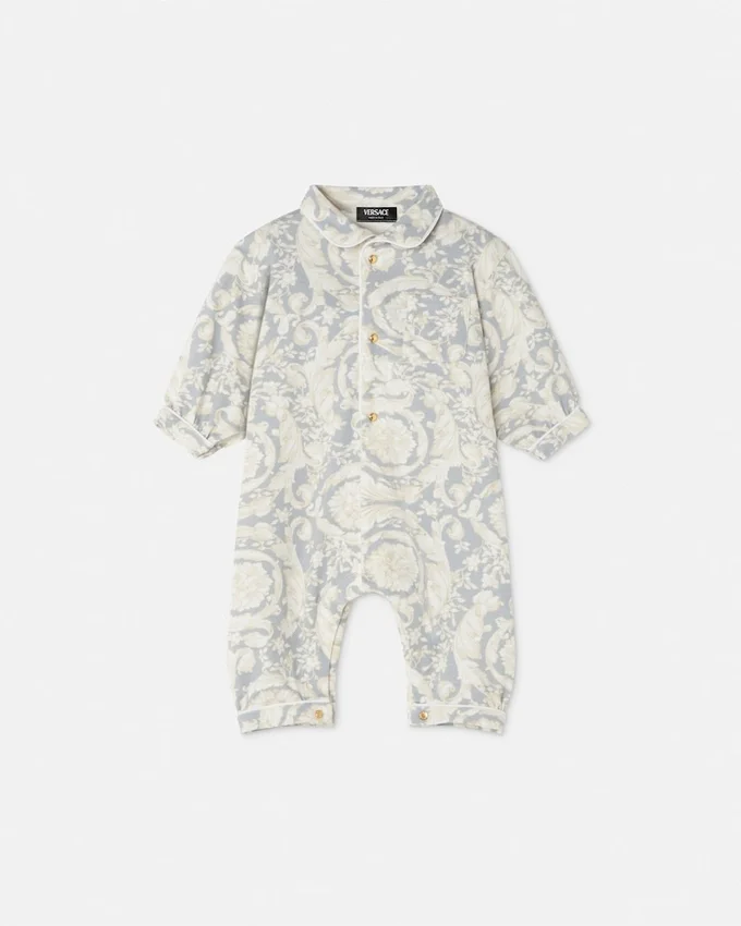 Baby Printed Cotton-Jersey Sleepsuit Baby Printed Cotton-Jersey Sleepsuit