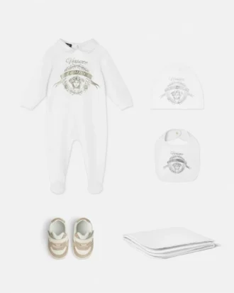 Baby Printed Cotton-Jersey Sleepsuit