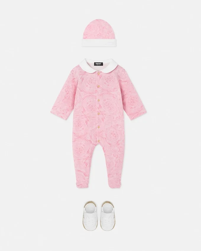 Baby Printed Cotton-Jersey Sleepsuit Baby Printed Cotton-Jersey Sleepsuit