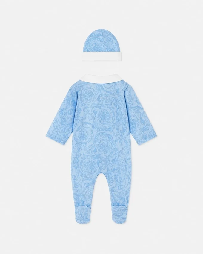 Baby Printed Cotton-Jersey Sleepsuit Baby Printed Cotton-Jersey Sleepsuit