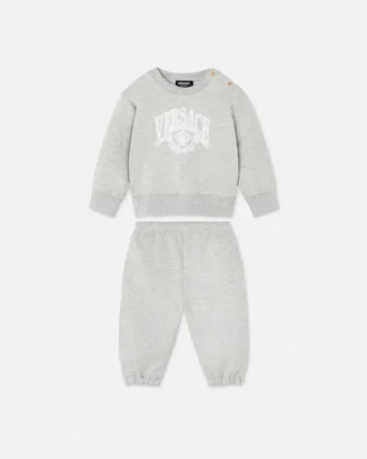 Baby Printed Cotton-Jersey Sweatshirt Set