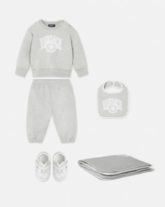 Baby Printed Cotton-Jersey Sweatshirt Set