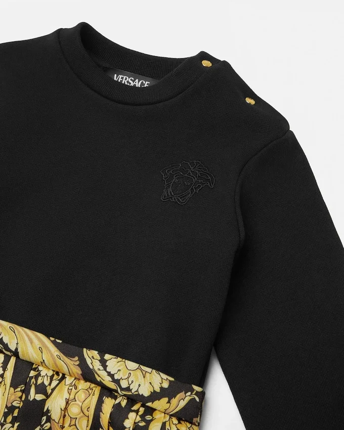 Baby Printed Cotton-Jersey Twill Sweatshirt Dress Baby Printed Cotton-Jersey Twill Sweatshirt Dress