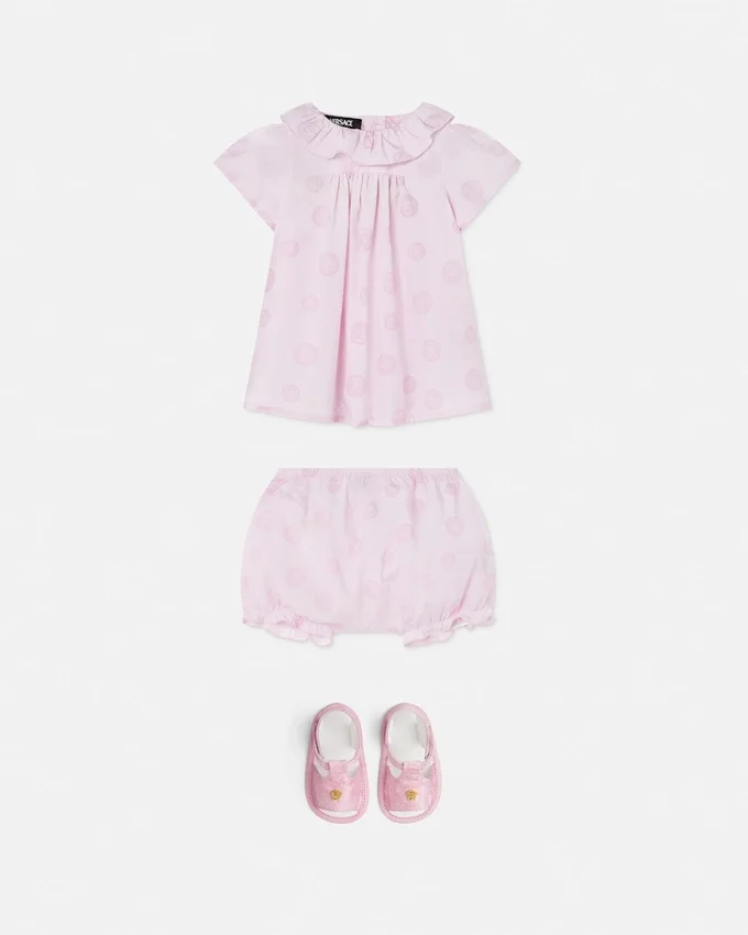 Baby Printed Cotton-Poplin Dress Set Baby Printed Cotton-Poplin Dress Set