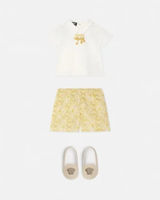 Baby Printed Cotton T-Shirt Dress