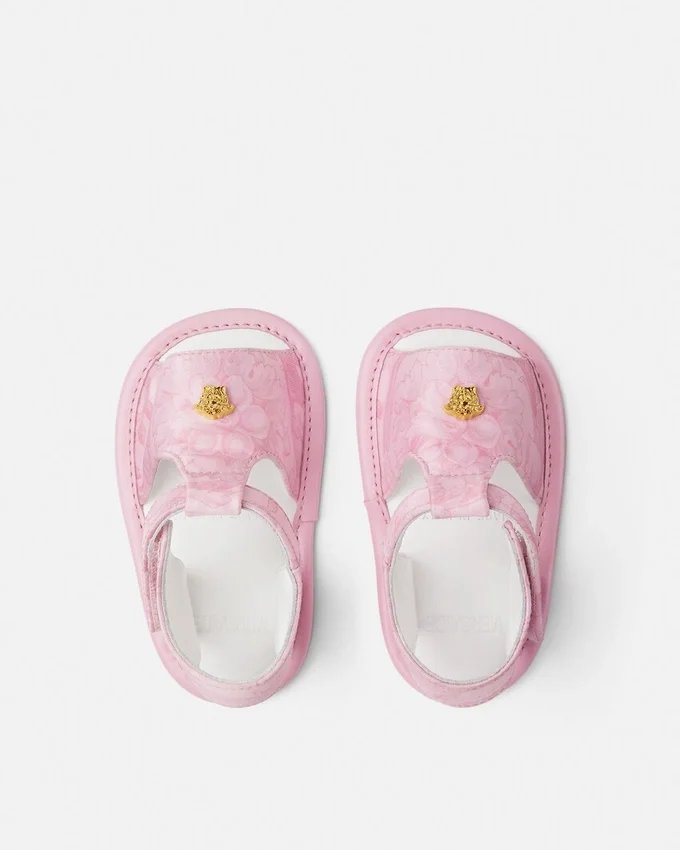 Baby Printed Satin Sandals Baby Printed Satin Sandals