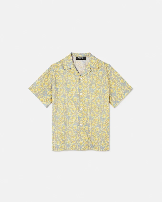 Barocco Allover Kids Shirt Barocco Allover Kids Shirt