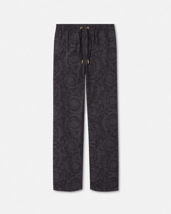 Barocco Chambray Jacquard Pants Barocco Chambray Jacquard Pants