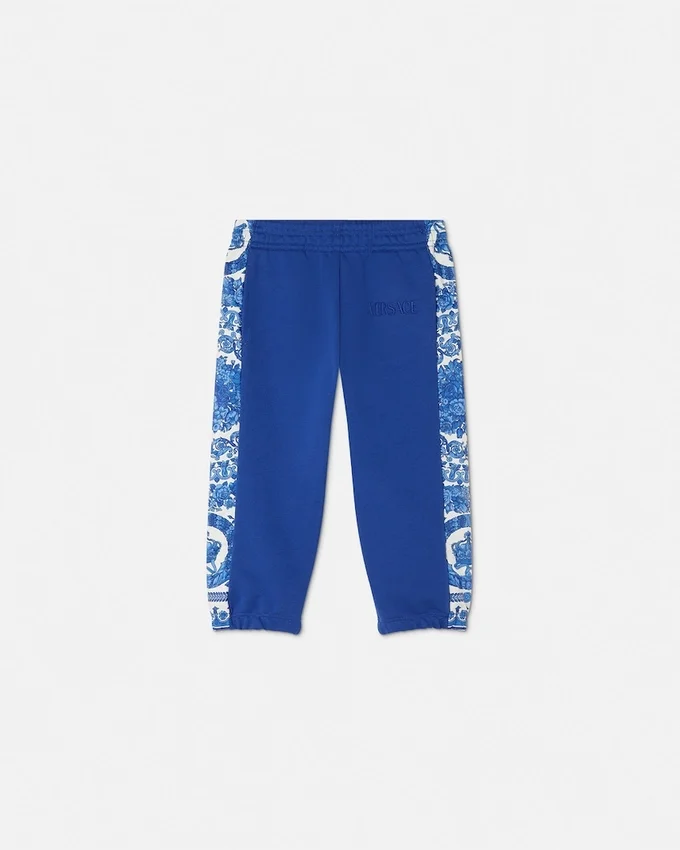 Barocco Foulard Kids Sweatpants Barocco Foulard Kids Sweatpants