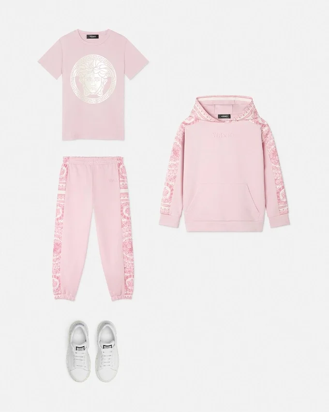 Barocco Foulard Kids Sweatpants Barocco Foulard Kids Sweatpants