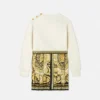Barocco Foulard Kids Sweatshirt Dress Barocco Foulard Kids Sweatshirt Dress