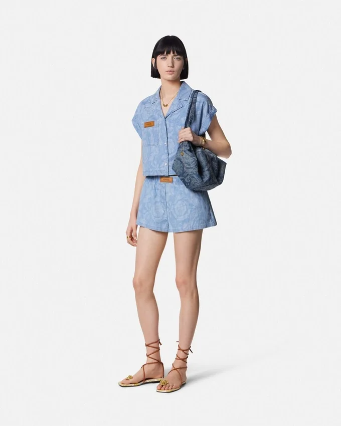Barocco Jacquard Chambray Boxer Shorts Barocco Jacquard Chambray Boxer Shorts