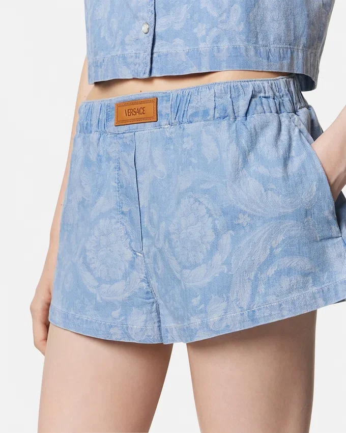 Barocco Jacquard Chambray Boxer Shorts Barocco Jacquard Chambray Boxer Shorts