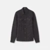 Barocco Jacquard Chambray Denim Shirt Barocco Jacquard Chambray Denim Shirt