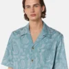 Barocco Jacquard Chambray Denim Shirt Barocco Jacquard Chambray Denim Shirt