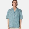 Barocco Jacquard Chambray Denim Shirt Barocco Jacquard Chambray Denim Shirt