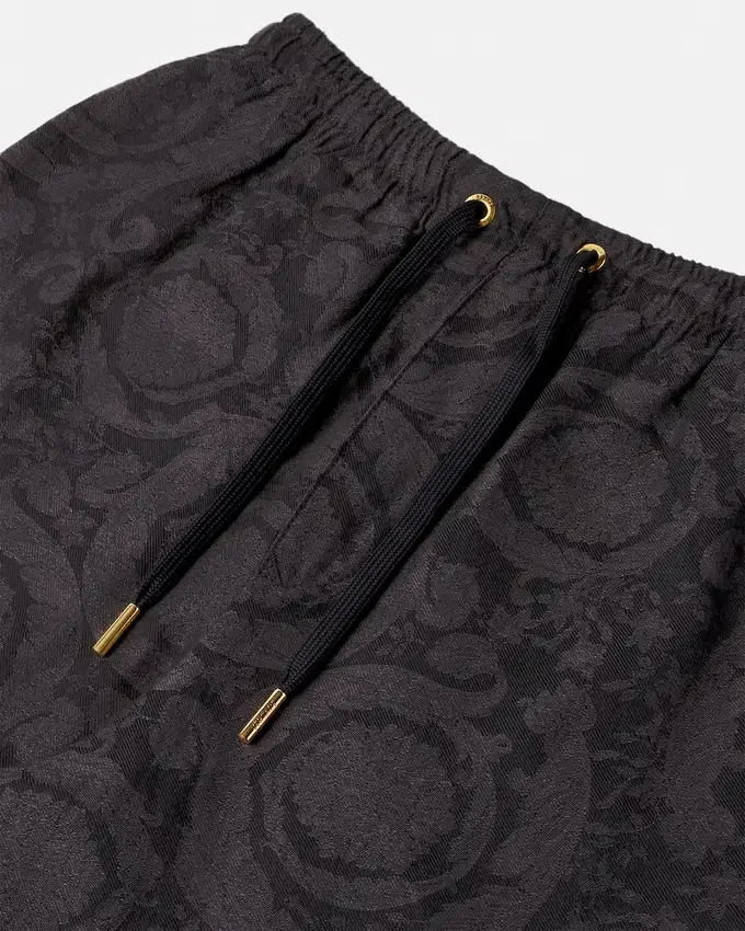 Barocco Jacquard Chambray Shorts Barocco Jacquard Chambray Shorts