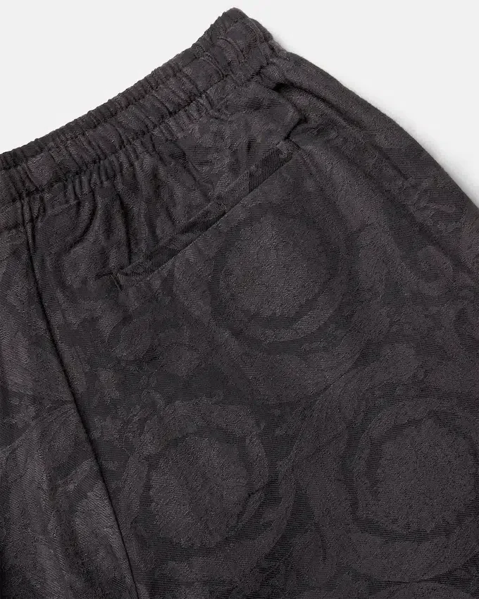 Barocco Jacquard Chambray Shorts Barocco Jacquard Chambray Shorts