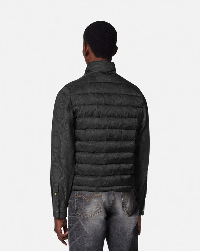 Barocco Jacquard Puffer Vest Barocco Jacquard Puffer Vest