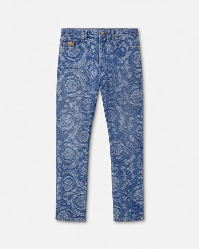 Barocco Jacquard Regular-Fit Jeans Barocco Jacquard Regular-Fit Jeans