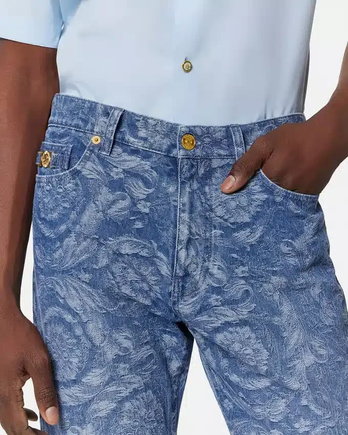 Barocco Jacquard Regular-Fit Jeans Barocco Jacquard Regular-Fit Jeans