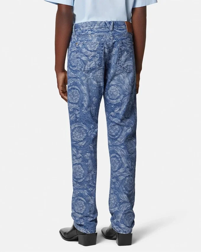 Barocco Jacquard Regular-Fit Jeans Barocco Jacquard Regular-Fit Jeans