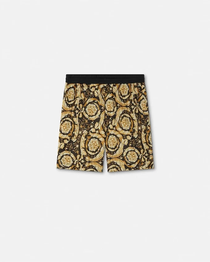 Barocco Jacquard Sweat Shorts Barocco Jacquard Sweat Shorts