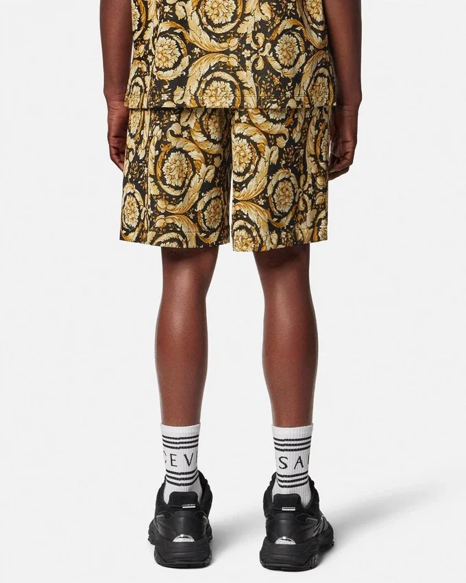 Barocco Jacquard Sweat Shorts Barocco Jacquard Sweat Shorts
