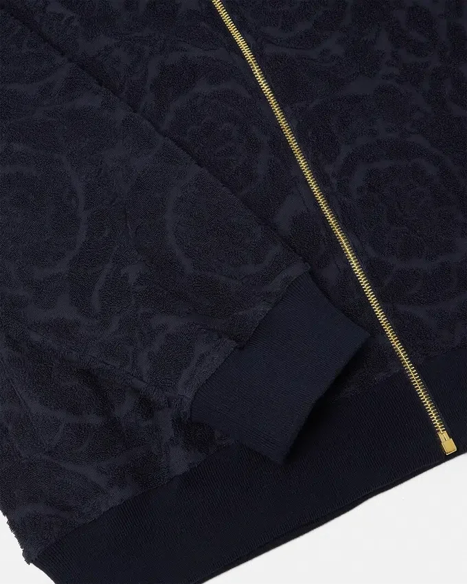 Barocco Jacquard Towel Zip Sweatshirt Barocco Jacquard Towel Zip Sweatshirt