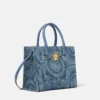 Barocco La Medusa Denim Small Tote Bag Barocco La Medusa Denim Small Tote Bag