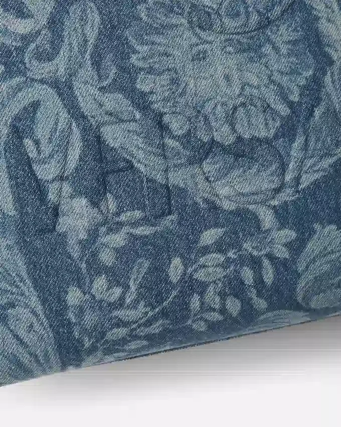 Barocco La Medusa Denim Small Tote Bag Barocco La Medusa Denim Small Tote Bag