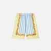 Barocco Pinstripe Silk Kids Shorts Barocco Pinstripe Silk Kids Shorts