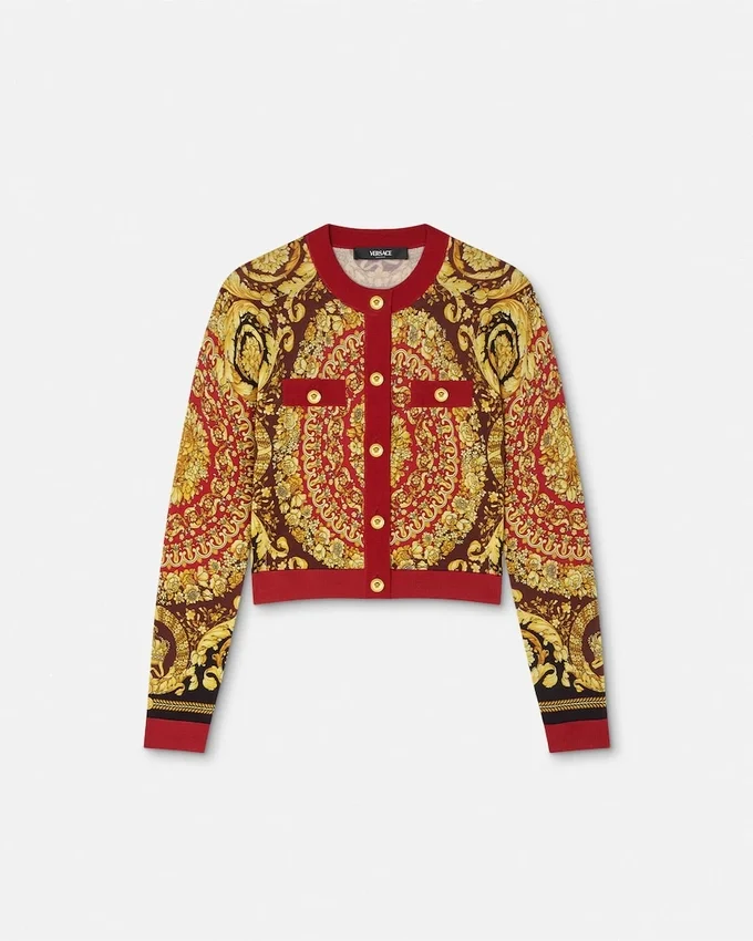 Barocco Silk Knit Cardigan Barocco Silk Knit Cardigan
