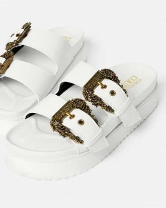 Baroque Buckle Arizona Sandals