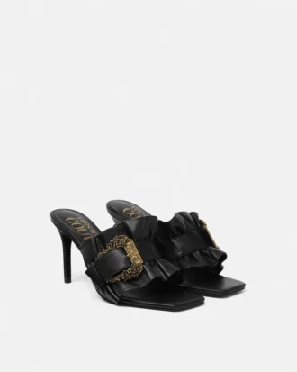 Baroque Buckle Emily Mules