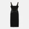 Baroque Buckle Midi Denim Dress Baroque Buckle Midi Denim Dress