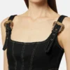 Baroque Buckle Midi Denim Dress Baroque Buckle Midi Denim Dress
