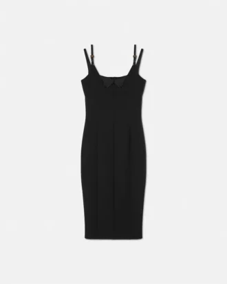 Baroque Buckle Midi Dress